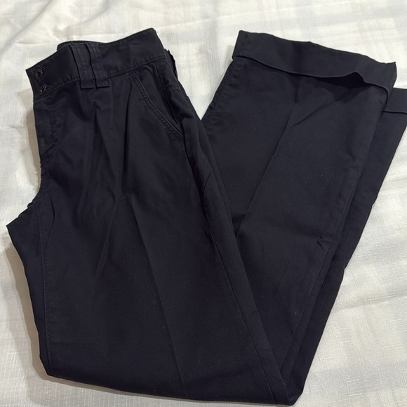 (R1)Banana Republic vintage 2000s low-rise wide-leg pants,women's size 6 stretch - Picture 16 of 16